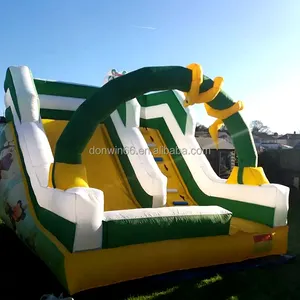 Nhà sản xuất lớn vui Inflatable khóa học trở ngại Inflatable Bounce Combo cho thuê