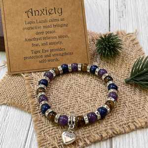 Pulsera de Piedra Natural con Cuentas de Vidrio Coloridas, Amuleto de Protección, Cotización Directa de Fábrica, Codificación Estándar - Product Image 5