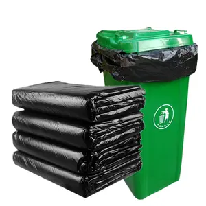 Großhandel Mülleimer Plastik Haushalt Garten flach schwerlast schwarz Recycling-Karton Müllfutterbeutel