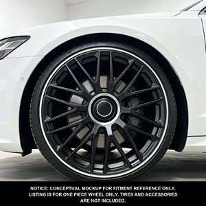 S1-00321 18-24 Cerchi in Lega Forgiata per <span class=keywords><strong>Auto</strong></span>, Design a Rete Nero Opaco Personalizzato, 12000T Pressato, Standard DOT, per Audi A7 RS7 - Product Image 5
