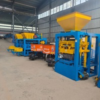 Machine automatique de fabrication de blocs 4-26, durable, contrôlée par PLC, production de ciment, pression hydraulique, certifiée ISO9001/CE, faible coût