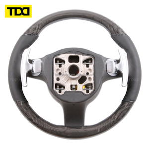 Volante TDD de Fibra de Carbono Real Compatible con Porsche 911 987 997 970 987 958 981 Macan Cayenne Panamera Taycan 2008 2004 2014 - Product Image 2