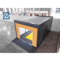 Abri de jardin/garage préfabriqué sur mesure pour entrepôt extérieur/atelier, avec porte à roulettes