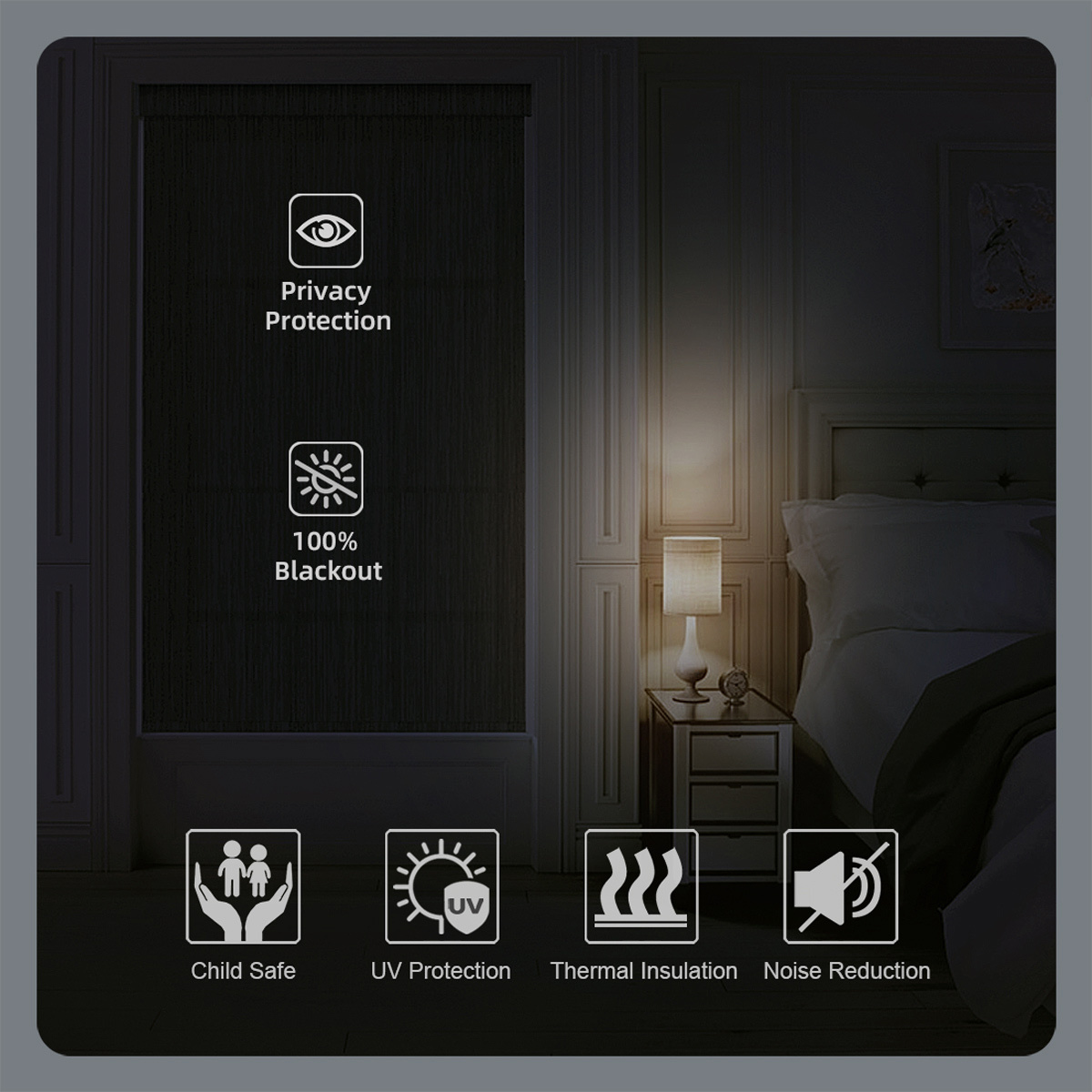 Electric Motorized Zebra Blind Full Blackout Alexa Smart Blind Remote Control Modern Design Day And Night Blind Window Treatment · image 2