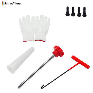 Kit de Herramientas Profesional para Reparación de Válvulas de Neumáticos, Instalador de Válvulas Metálicas, Herramienta de Cambio Rápido - Product Image 2