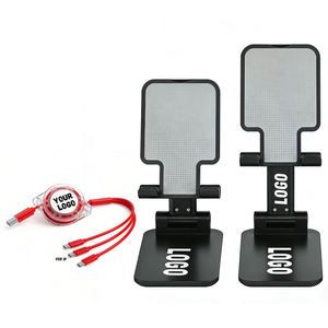 Wholesale Universal Bed-Friendly Stylish Promotional Gift Custom Logo Desk Stand Foldable Cell Phone <b>Holder</b> - Product Image 1