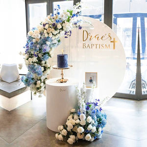 LFB1441 nuovo arrivo bianco blu sala finestra mostra display disposizione dei fiori - Product Image 1