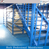 Plateforme industrielle en acier structurel pour atelier d'assemblage, système de plancher en mezzanine, rayonnages de mezzanine robustes et durables