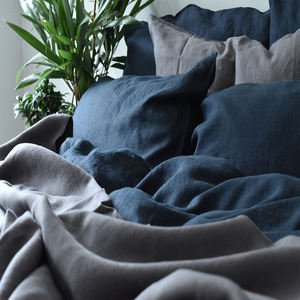 Drap plat en <span class=keywords><strong>lin</strong></span> 100% couleur unie pure, linge <span class=keywords><strong>de</strong></span> lit <span class=keywords><strong>lavé</strong></span> à la pierre, ensemble <span class=keywords><strong>de</strong></span> literie, draps plats, <span class=keywords><strong>housse</strong></span> <span class=keywords><strong>de</strong></span> <span class=keywords><strong>couette</strong></span> - Product Image 4