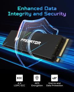Predator Internal M.2 SSD 1TB GM7000 DRAM Cache PCIe Gen3 SATA 3.0 3D NAND TLC Nieuwe Laptop Aluminium Alloy Behuizing Draadloos - Product Image 6
