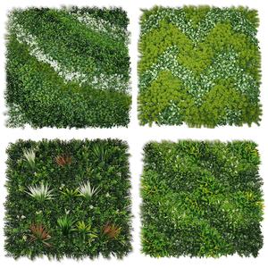Panel de Césped <span class=keywords><strong>Artificial</strong></span> Resistente a los Rayos UV de 100*100cm, Planta <span class=keywords><strong>Artificial</strong></span> para Pared, Paisaje Vertical para Exteriores, Seto de Plantas Artificiales para <span class=keywords><strong>Terraza</strong></span> de Restaurante - Product Image 1