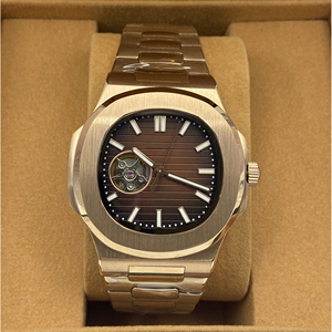 Professional 40mm Men's Stainless Steel Band <b>Mechanical</b> <b>Watch</b> Business NH38 Movement Waterproof with Alarm Feature - Product Image 5