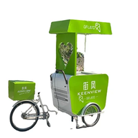 Chariot mobile Chariot à glace roulé à froid avec congélateur à vendre