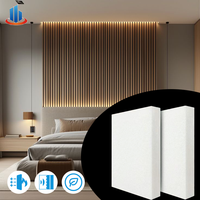 Isolation acoustique en fibre de polyester ignifuge écologique en gros, haute densité NRC, pour murs, plafonds, salons, chambres, hôtels