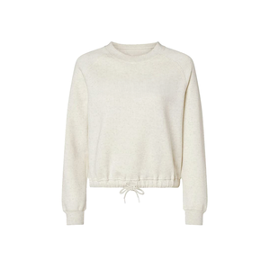 Sudadera Ligera de Manga Larga con Cuello Redondo y Estampado para Mujer, Sudadera Deportiva Personalizada con Logotipo, Técnica de Lavado Ácido - Product Image 1