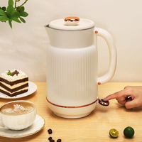 Nouvelle arrivée, bouilloire électrique portable en plastique, 1,8 L, 1500 W, sans fil, arrêt automatique, contrôle multi-températures, 220 V, pour la maison et l'hôtel