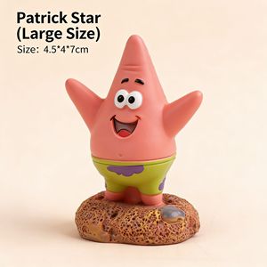 Decoración Moderna para Pecera con Diseño de Personajes de Dibujos Animados, Patrick Star, Mr. Krabs, Decoración para Acuario, Patio y Sala de Estar - Product Image 1