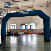 Arche de départ gonflable pliable avec logo personnalisé pour événements sportifs