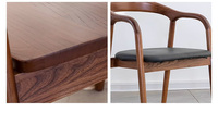 Chaises de salle à manger nordique moderne élégant cadre en bois design chaise occasionnelle fauteuil de salon