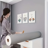 Paket 2 Gulungan * Wallpaper Perekat Diri Tahan Air untuk Renovasi Rumah, Wallpaper Latar Belakang Kamar Tidur dan Ruang Tamu yang Nyaman