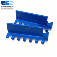 Grille modulaire en PVC/PU de qualité alimentaire avec bord intégré pour convoyeur à bande pour ligne de production de viande et d'aliments