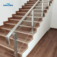 Escalier en colimaçon flottant personnalisé avec marches en bois et poutres préfabriquées d'origine usine, escalier droit en acier pour intérieur