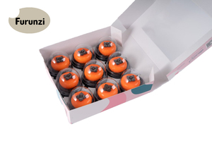 Torta Mousse al Formaggio Cremoso Gusto Frutta e Cachi, a Basso Contenuto di Grassi, Congelata, Certificata Halal, Vendita Diretta dalla Fabbrica, Consegna Rapida - Product Image 5