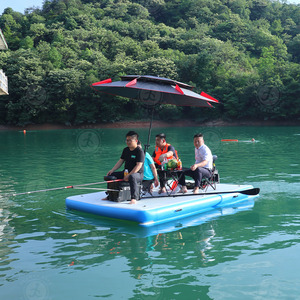 Plataforma <span class=keywords><strong>Flotante</strong></span> Inflable <span class=keywords><strong>para</strong></span> Pesca, Plataforma Plegable, <span class=keywords><strong>Manta</strong></span> Mágica, Tabla de Agua Estática - Product Image 1