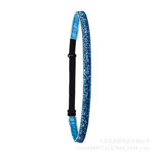 رباط رأس لامع ، رباط رأس رياضي مطاطي مطاطي ورقيق مانع للإنزلاق قابل للتعديل للشباب ، إكسسوارات شعر رياضية مطاطية - Product Image 5