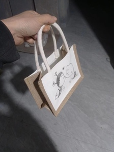 <span class=keywords><strong>Jute</strong></span> matériel bijoux paintable paquet sac <span class=keywords><strong>toile</strong></span> bricolage <span class=keywords><strong>peinture</strong></span> sacs à provisions réutilisables - Product Image 6