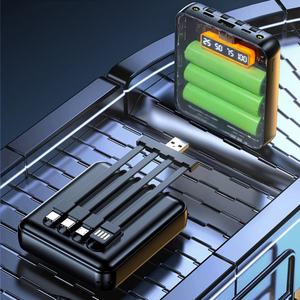 Vente flash - Powerbank portable 60000mAh avec logo personnalisé, universel, 10W, affichage numérique, charge rapide - Product Image 3