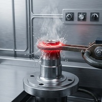 Unité d'alimentation haute fréquence fiable de 40 kW pour le traitement thermique de petites pièces métalliques – Machine de chauffage par induction haute vitesse – Prix