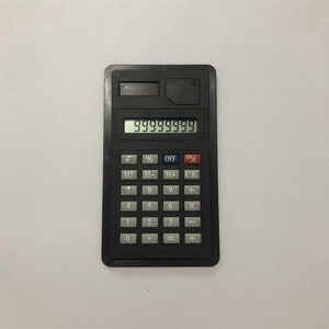Black Laptop Calculator With Battery Power Portable Accounting Device For Office Use - Product Image 1