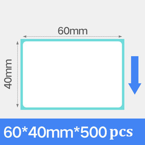 De alta calidad de etiqueta de precio de tienda de té de leche de adhesivo directa etiqueta térmica etiqueta de papel de 60x40 - Product Image 2