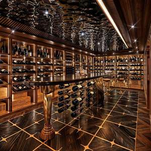 Armarios de vino de acero inoxidable 304 antibacterianos hechos a medida para el hogar, <span class=keywords><strong>Bodega</strong></span> de vino, nevera de vino duradera y resistente - Product Image 1