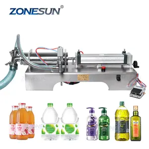 ZONESUN – machine de remplissage pneumatique semi-automatique à tête unique, huile essentielle liquide, parfum, lait, eau, jus