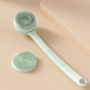 Электрическая щетка-массажер для спины, перезаряжаемая через USB, водонепроницаемая (IP67), 4 скорости и 2 насадки для глубокой очистки и расслабляющего массажа - Product Image 2