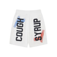 Shorts d'été en coton personnalisés pour hommes, idéaux pour le fitness et la course à pied, avec motif 'THAT'S a AWFUL LOT of COUGH SYRUP'