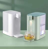 Distributeur d'eau chaude instantanée 3L, machine à faire mousser le lait et à infuser le thé, contrôle intelligent de la température pour la maison et le bureau