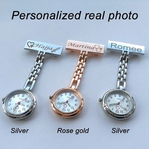 <span class=keywords><strong>Montre</strong></span> de poche infirmière <span class=keywords><strong>personnalisée</strong></span> en acier inoxydable, broche tendance, prix d'usine - Product Image 3