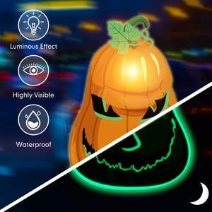 Decoraciones Populares para Fiestas de Halloween: Calabaza Brillante, Murciélago, Imán para Refrigerador, Calcomanía para Coche, Decoración para Buzón, para Comercio Transfronterizo - Product Image 1