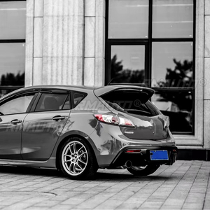 Alerón Trasero de Fibra de Carbono Real para Mazda 3 Hatchback, Alerón para Ventana Trasera, Alerón Central, Accesorios para Mazda3 2011-2015 - Product Image 6