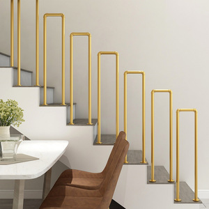 Balustrades d'escalier en fer minimalistes modernes pour couloirs intérieurs, balcons domestiques, greniers – Sûres, durables, installation facile GQK - Product Image 3