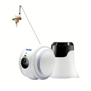 Caméra interactive HD intelligente pour animaux de compagnie, jouet balle roulante, vision nocturne, mouvement contrôlé par application, retour automatique, reconnaissance des animaux, rechargeable - Product Image 3