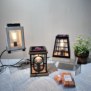 Spina Standard per la casa lampada elettrica scalda <span class=keywords><strong>cera</strong></span> <span class=keywords><strong>legno</strong></span> con lampadina Edison a candela scaldaceri profumo bruciatore di profumo spina UK - Product Image 2