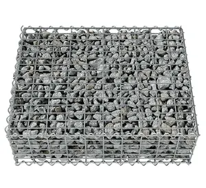 Cajas de gabion galvanizadas soldadas para protección del suelo, muros de retención de piedra a prueba de óxido, tamaño personalizado