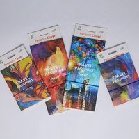 Portefeuille de carte de voyage écologique Tyvek, porte-passeport personnalisé à personnaliser, pour billet d'avion, vente en gros,