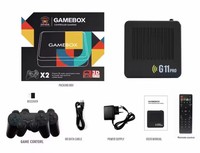 Konsol Game TV nirkabel OSG11Pro ganda cerdas, konsol Game TV dengan kontroler ganda 4K Ultra HD/Android + Linux/50000 + Game Retro
