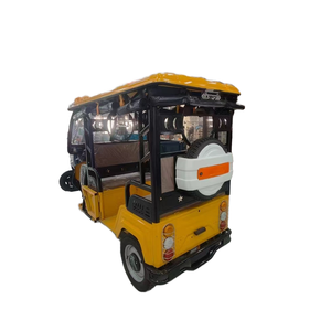 Tuk-Tuk Électrique Élégant 2025, 501-800W, Trois Roues, Couleur Personnalisable, Matériau en Fer, 48V, Ouvert, 4 Passagers, Autonomie 30-50km - Product Image 4