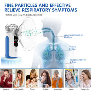 Nébuliseur Portable LED Affichage Numérique Électrique Pratique Ultrasonique Assez Asthme Inhalateurs Médicaux Nébuliseurs Manuels - Product Image 4